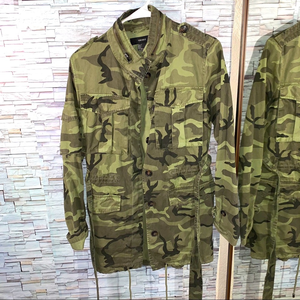 NWT Camo Utility Jacket